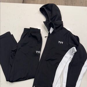 TYR Black and White Tracksuit